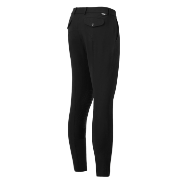 Pantalon d’équitation Horze Grand Prix Pro homme grip genoux Noir
