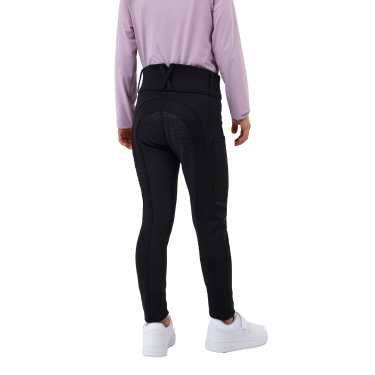 Pantalon Horze Young Rider Chara full grip Noir