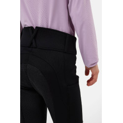 Pantalon Horze Young Rider Chara full grip Noir