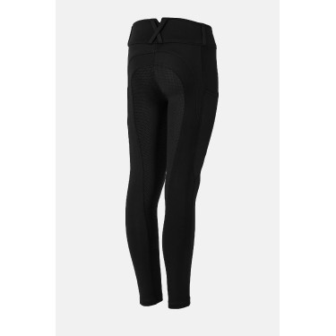 Pantalon Horze Young Rider Chara full grip Noir