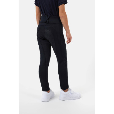 Pantalon Horze Young Rider Chara full grip Marine foncé Bleu