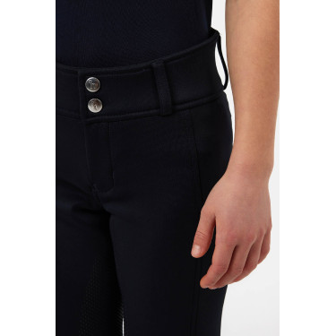 Pantalon Horze Young Rider Chara full grip Marine foncé Bleu