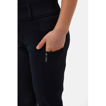 Pantalon Horze Young Rider Chara full grip Marine foncé Bleu