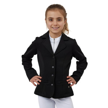 Veste de concours Horze Young Rider Tilda enfant Noir
