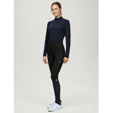 Legging Tommy Hilfiger Equestrian Elmira femme full grip à strass Noir