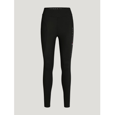 Legging Tommy Hilfiger Equestrian Elmira femme full grip à strass Noir