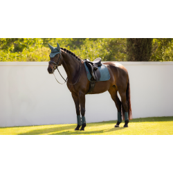 Tapis de dressage LeMieux Essence Square Jungle Blanc