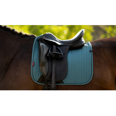 Tapis de dressage LeMieux Essence Square Jungle Blanc