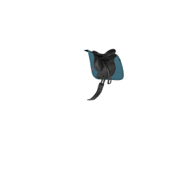 Tapis de dressage LeMieux Essence Square Jungle Blanc