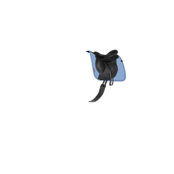 Tapis de dressage LeMieux Essence Square Powder blue