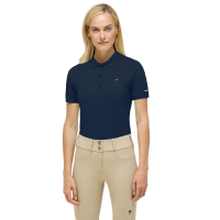 Polo manches courtes Tommy Hilfiger Equestrian femme Desert sky Bleu Polo manches courtes Tommy Hilfiger Equestrian femme Desert sky Bleu