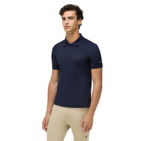 Polo manches courtes Tommy Hilfiger Equestrian homme Desert sky Bleu