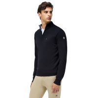 Pull 1/4 Zip homme Tommy Hilfiger Equestrian Irvine Desert sky Bleu