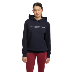 Sweat à capuche femme Tommy Hilfiger Equestrian Desert sky Bleu