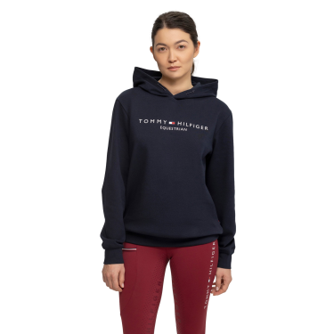 Sweat à capuche femme Tommy Hilfiger Equestrian Desert sky Bleu