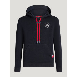 Sweat à capuche Laguna Tommy Hilfiger Equestrian Young Rider logo Desert sky Bleu