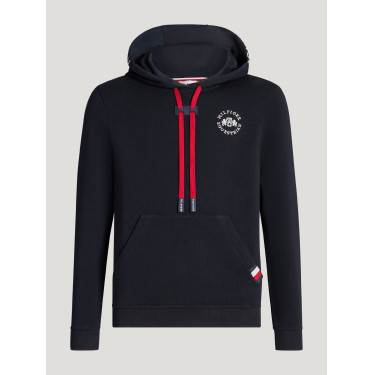 Sweat à capuche Laguna Tommy Hilfiger Equestrian Young Rider logo Desert sky Bleu Sweat à capuche Laguna Tommy Hilfiger Equestrian Young Rider logo Desert sky Bleu