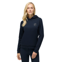 Sweat à capuche strass Hollywood Tommy Hilfiger Equestrian femme Desert sky Bleu