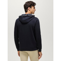 Sweat à capuche Tommy Hilfiger Equestrian Jackson homme Desert sky Bleu