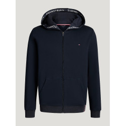 Sweat à capuche zippé Tommy Hilfiger Equestrian Ventura homme Desert sky Bleu