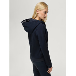 Sweat zippé à capuche Beverly Tommy Hilfiger Equestrian femme Desert sky Bleu Sweat zippé à capuche Beverly Tommy Hilfiger Equestrian femme Desert sky Bleu