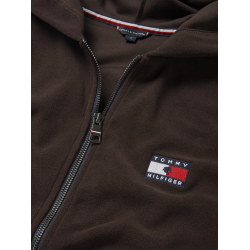 Sweat zippé à capuche Tommy Hilfiger Equestrian femme Whitney Brookwood Marron Sweat zippé à capuche Tommy Hilfiger Equestrian femme Whitney Brookwood Marron