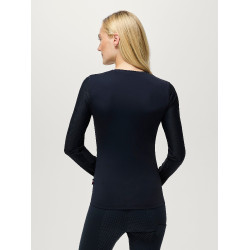 T-shirt Adel Sunguard manches longues Tommy Hilfiger Equestrian femme Desert sky Bleu