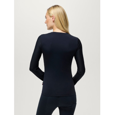 T-shirt Adel Sunguard manches longues Tommy Hilfiger Equestrian femme Desert sky Bleu