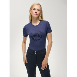 T-shirt manches courtes Pasadena Tommy Hilfiger Equestrian femme Indigo délavé Bleu T-shirt manches courtes Pasadena Tommy Hilfiger Equestrian femme Indigo délavé Bleu