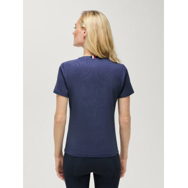 T-shirt manches courtes Pasadena Tommy Hilfiger Equestrian femme Indigo délavé Bleu T-shirt manches courtes Pasadena Tommy Hilfiger Equestrian femme Indigo délavé Bleu
