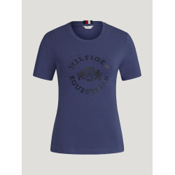 T-shirt manches courtes Pasadena Tommy Hilfiger Equestrian femme Indigo délavé Bleu T-shirt manches courtes Pasadena Tommy Hilfiger Equestrian femme Indigo délavé Bleu