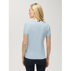 T-shirt manches courtes strass Tommy Hilfiger Equestrian Malibu femme Sweet blue Bleu T-shirt manches courtes strass Tommy Hilfiger Equestrian Malibu femme Sweet blue Bleu