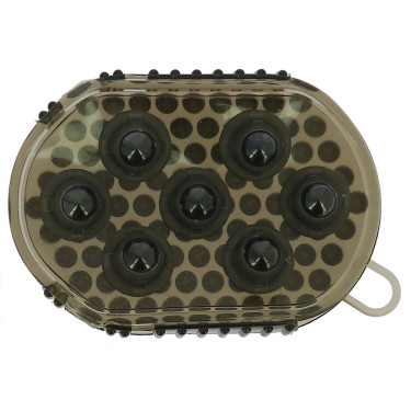 Gant double face étrille et massage Gant double face étrille et massage