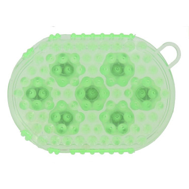 Gant double face étrille et massage Gant double face étrille et massage