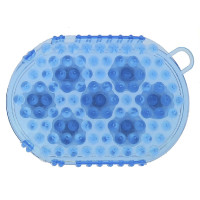 Gant double face étrille et massage Bleu ciel Gant double face étrille et massage Bleu ciel
