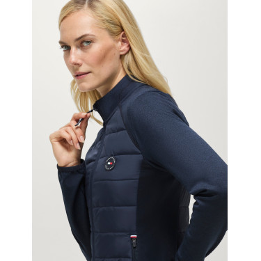 Veste Hybrid femme Tommy Hilfiger Equestrian Napa Desert sky Bleu Veste Hybrid femme Tommy Hilfiger Equestrian Napa Desert sky Bleu