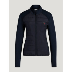 Veste Hybrid femme Tommy Hilfiger Equestrian Napa Desert sky Bleu Veste Hybrid femme Tommy Hilfiger Equestrian Napa Desert sky Bleu