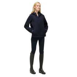 Veste imperméable Tommy Hilfiger Equestrian Upland femme compatible avec airbag Desert sky Bleu Veste imperméable Tommy Hilfiger Equestrian Upland femme compatible avec airbag Desert sky Bleu