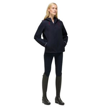 Veste imperméable Tommy Hilfiger Equestrian Upland femme compatible avec airbag Desert sky Bleu Veste imperméable Tommy Hilfiger Equestrian Upland femme compatible avec airbag Desert sky Bleu