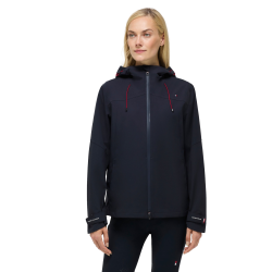 Veste imperméable Tommy Hilfiger Equestrian Upland femme compatible avec airbag Desert sky Bleu Veste imperméable Tommy Hilfiger Equestrian Upland femme compatible avec airbag Desert sky Bleu