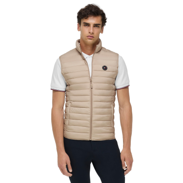 Veste sans manches matelassé Tommy Hilfiger Equestrian Montero homme Beige