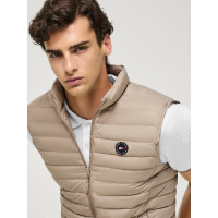 Veste sans manches matelassé Tommy Hilfiger Equestrian Montero homme Beige