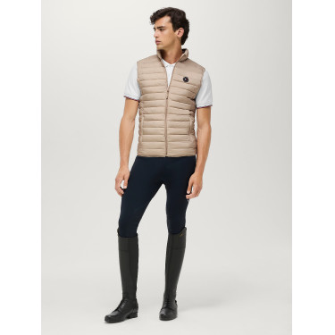 Veste sans manches matelassé Tommy Hilfiger Equestrian Montero homme Beige