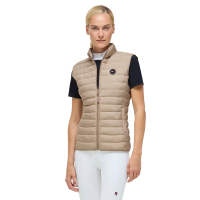 Veste sans manches matelassé Tommy Hilfiger Equestrian Serano femme Beige Veste sans manches matelassé Tommy Hilfiger Equestrian Serano femme Beige