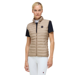 Veste sans manches matelassé Tommy Hilfiger Equestrian Serano femme Beige Veste sans manches matelassé Tommy Hilfiger Equestrian Serano femme Beige