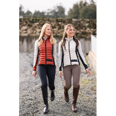 Doudoune sans manches d'équitation ultra légère B Vertigo Sia femme Rouge cinabre Doudoune sans manches d'équitation ultra légère B Vertigo Sia femme Rouge cinabre