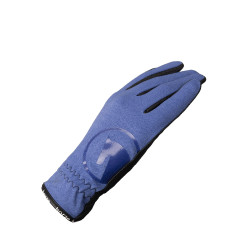 Gants d'équitation été Horze Nichelle femme Velvet morning Bleu