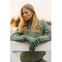 Gants d'équitation été Horze Nichelle femme Embruns marins Gris Gants d'équitation été Horze Nichelle femme Embruns marins Gris
