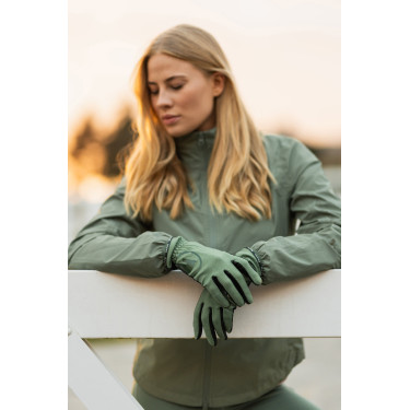 Gants d'équitation été Horze Nichelle femme Embruns marins Gris Gants d'équitation été Horze Nichelle femme Embruns marins Gris