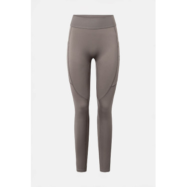 Legging d'équitation Horze Maia fond intégral femme Bois flotté Gris